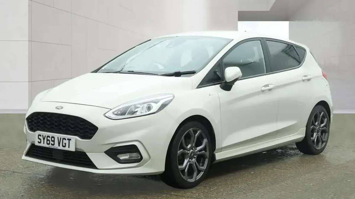 Used Ford Fiesta ST-Line X 125 HP (91 kW) 2019 White Hatchback