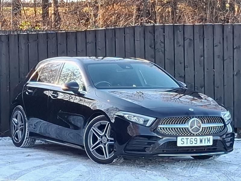 Used Mercedes A200 AMG line 163 HP (119 kW) 2019 Black Coupe