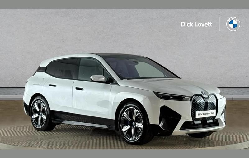 White Used 2021 BMW iX M Sport SUV | £33,500 (Fair price) - Image 1/4