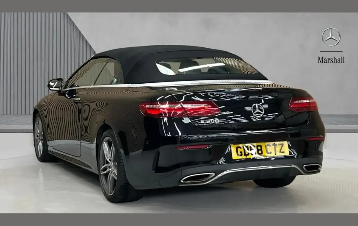 Used Mercedes E300 AMG Line Premium Plus 245 HP (180 kW) 2019 Black Cabriolet