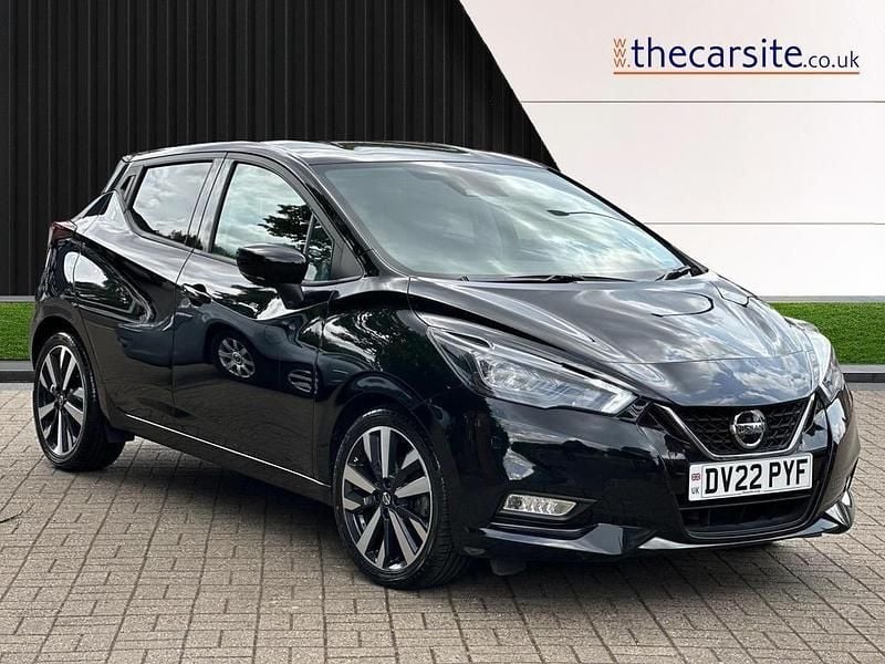 Black Used 2022 Nissan Micra Tekna Hatchback | £13,995 (Fair price) - Image 1/3
