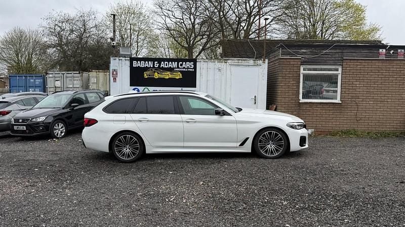 Used BMW 530 M Sport 282 HP (207 kW) 2021 White Estate