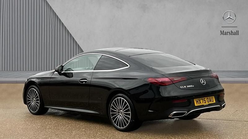 Used Mercedes CLE300 AMG Line Premium Plus 313 HP (230 kW) 2025 Obsidian black metallic Coupe