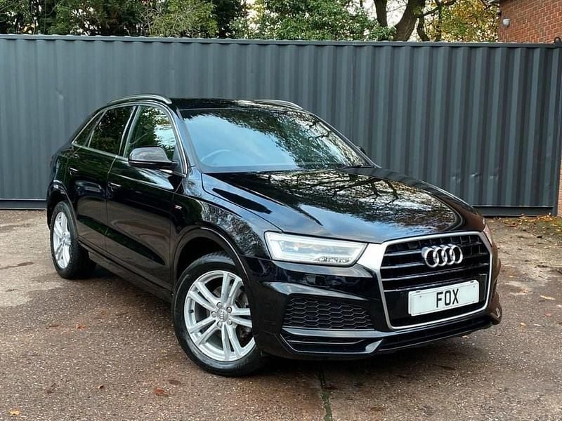 Begagnad Audi Q3 S-Line 150 HK (110 kW) 2017 Svart SUV