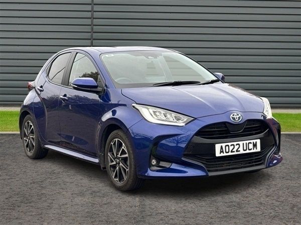 Blue Used 2022 Toyota Yaris Design Hatchback | £16,650 (Fair price) - Image 1/1