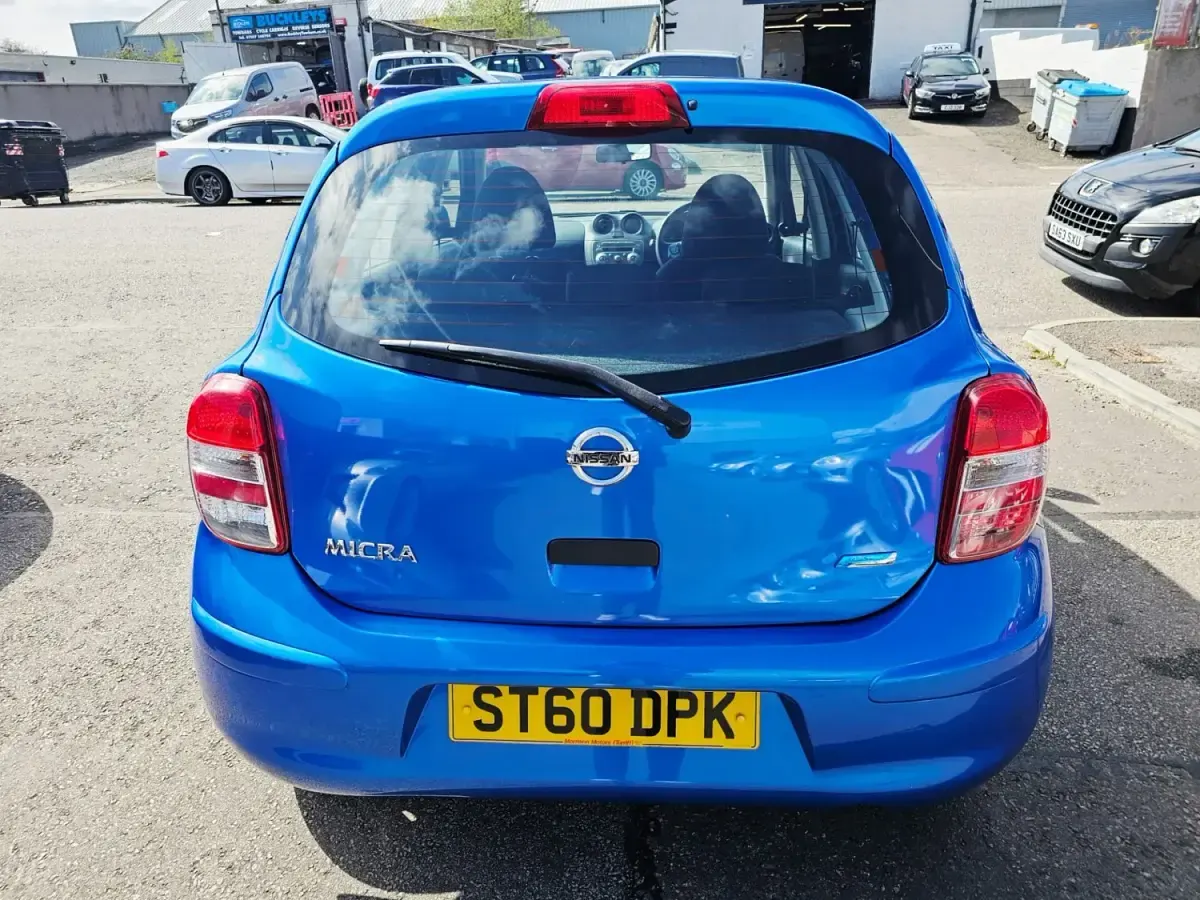 Usata Nissan Micra Visia 98 CV (72 kW) 2011 Blu Utilitaria