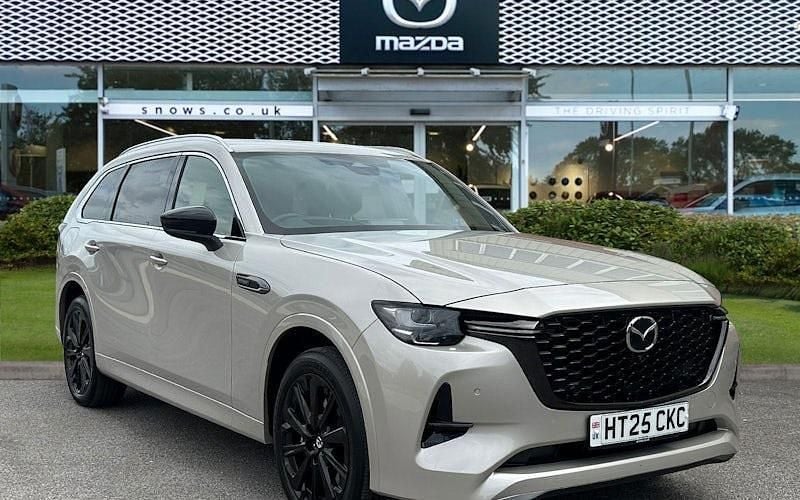 Platinum quartz Used 2025 Mazda CX-80 Homura-Line SUV | £42,394 - Image 1/4