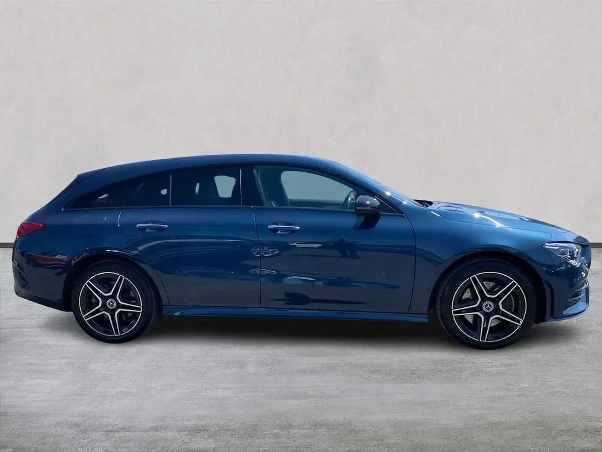 Used Mercedes CLA250e Shooting Brake AMG line 2023 Blue Estate