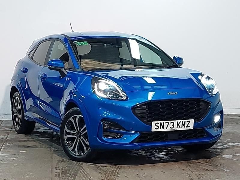 Blue Used 2023 Ford Puma ST-Line Hatchback | £19,498 (Fair price) - Image 1/4