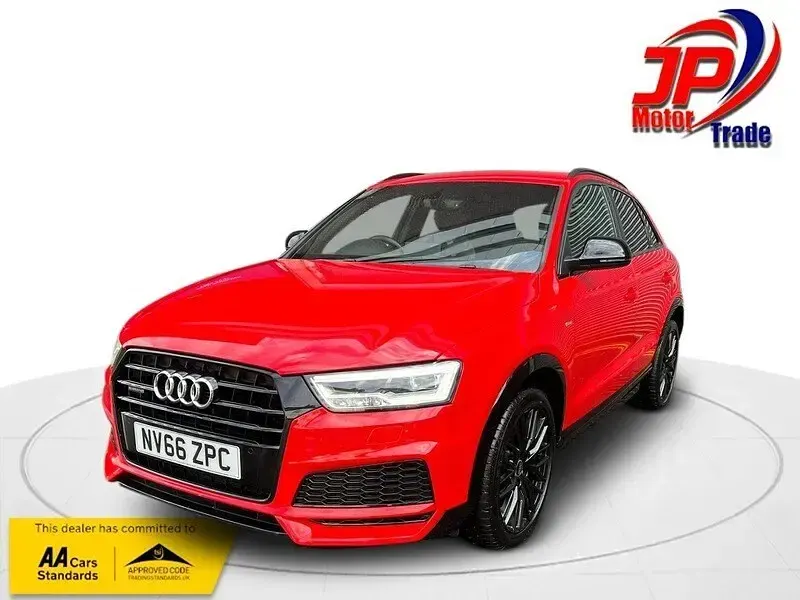 Used Audi Q3 Black Edition 184 HP (135 kW) 2017 Red SUV