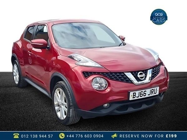 Red Used 2016 Nissan Juke N-Connecta SUV | £3,985 (Good price) - Image 1/1