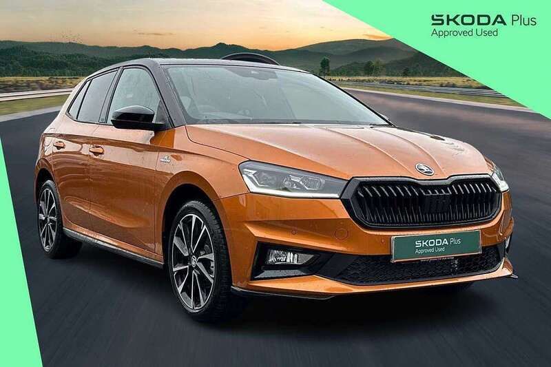 Orange New 2025 Skoda Fabia Monte Carlo Hatchback | £22,169 (A bit pricey) - Image 1/4