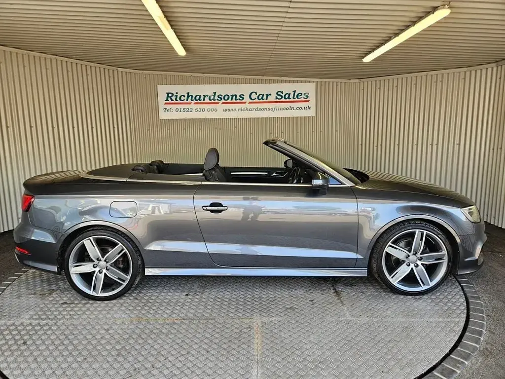 Used Audi A3 Cabriolet S-Line 150 HP (110 kW) 2016 Grey Cabriolet