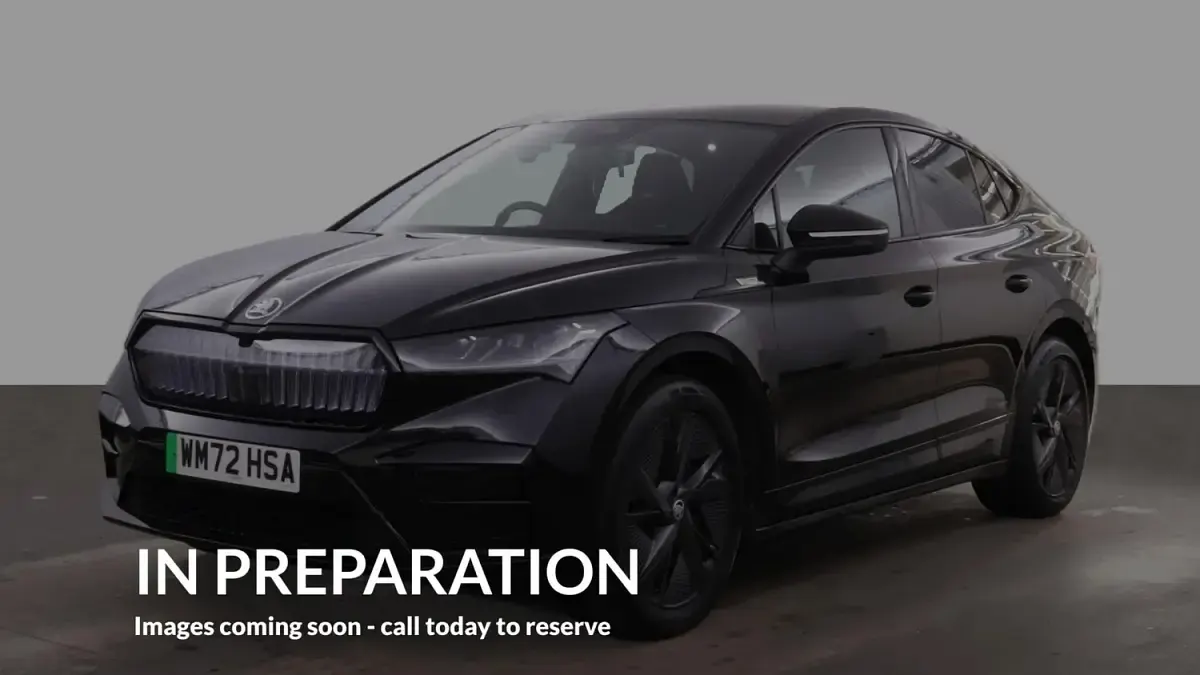 Used Skoda Enyaq iV vRS 219 kW (299 HP) 2022 Black SUV