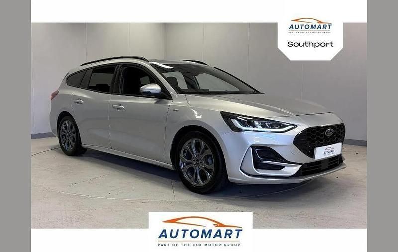 Silver Used 2022 Ford Focus ST-Line Estate | £14,795 (Fair price) - Image 1/4