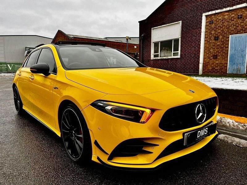Used Mercedes A35 AMG Premium Plus 2023 Yellow Hatchback