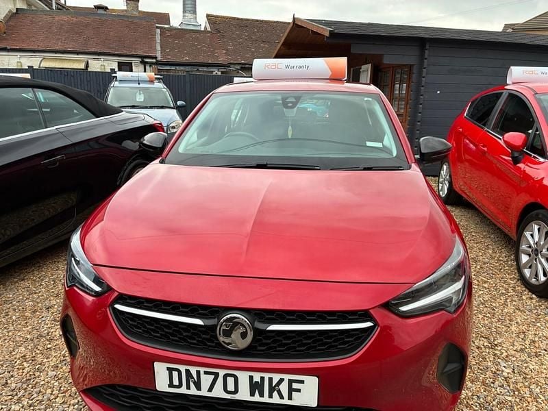Used Vauxhall Corsa 75 HP (55 kW) 2020 Red Hatchback