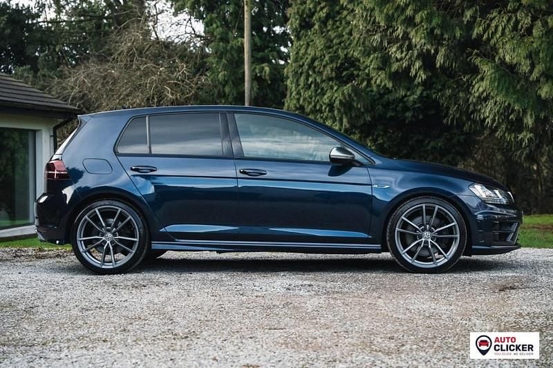 Used VW Golf VII R 2017 Blue Hatchback