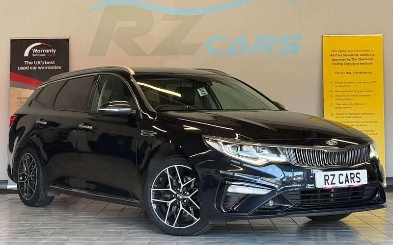 Used Kia Optima 136 HP (100 kW) 2019 Blue Estate