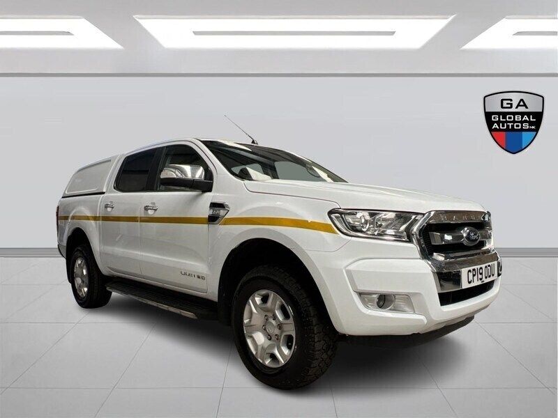 White Used 2019 Ford Ranger Limited Pickup | £13,990 (Fair price) - Image 1/3