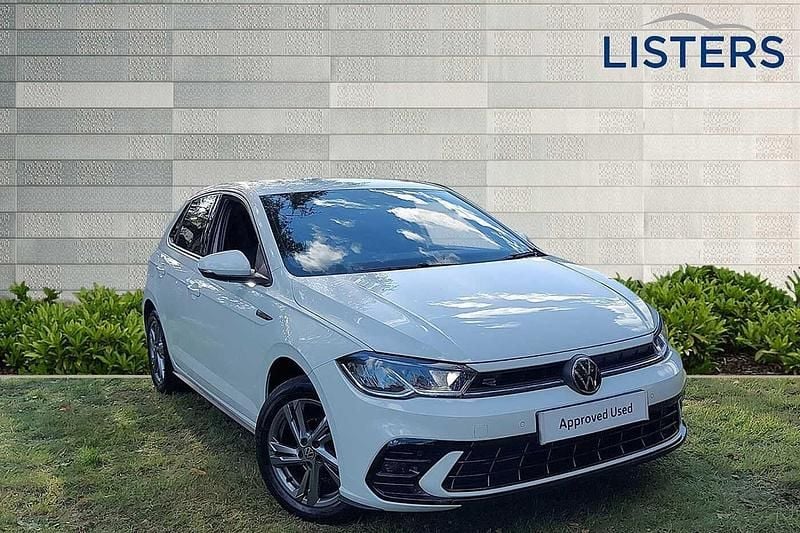 White Used 2022 VW Polo R-line Hatchback | £16,393 (Fair price) - Image 1/4