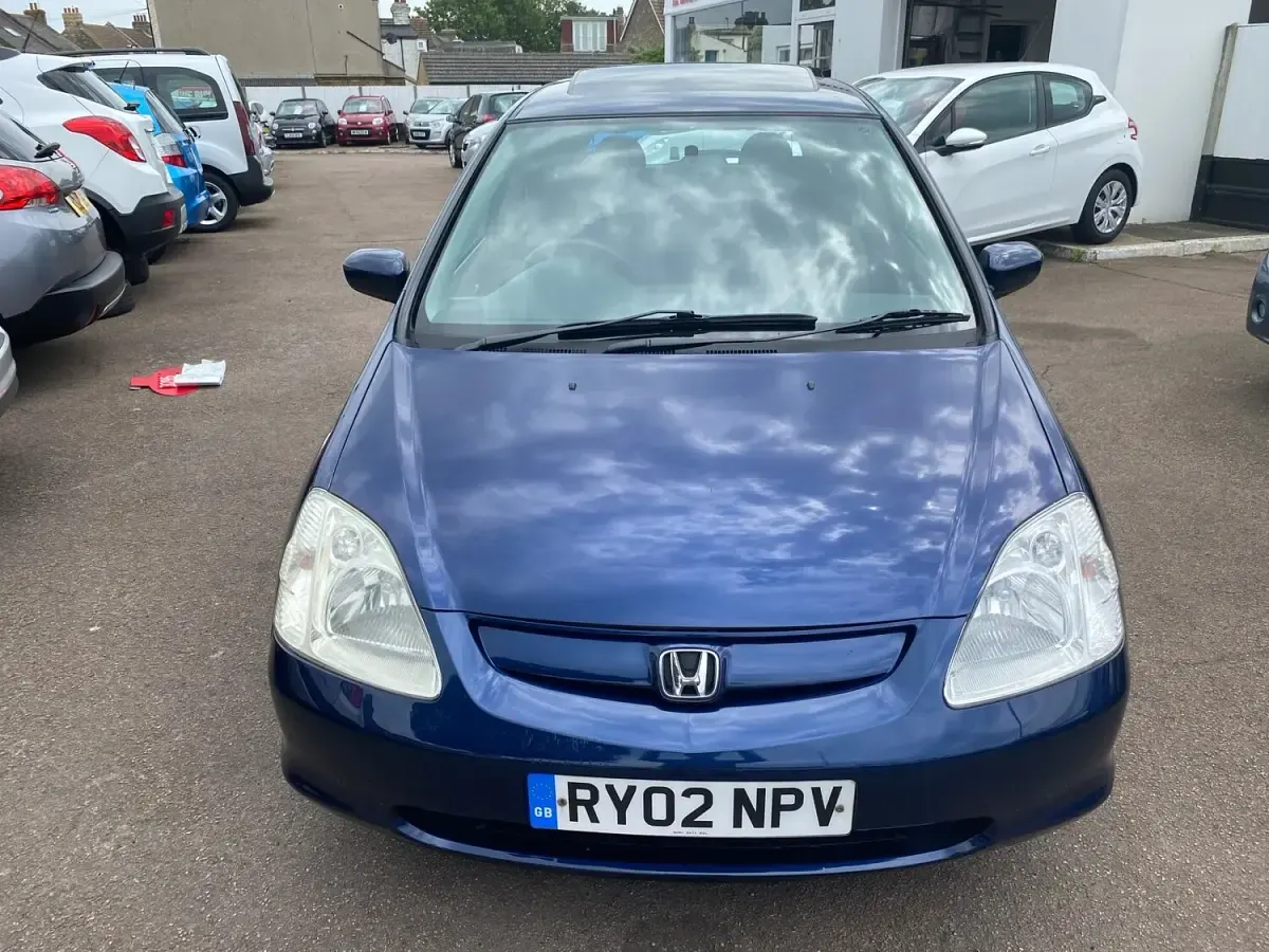 Used Honda Civic SE 110 HP (80 kW) 2002 Blue Hatchback