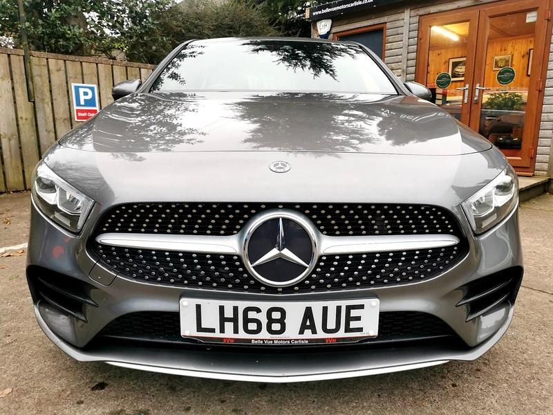 Used Mercedes A200 AMG Line Premium 163 HP (119 kW) 2018 Grey Hatchback