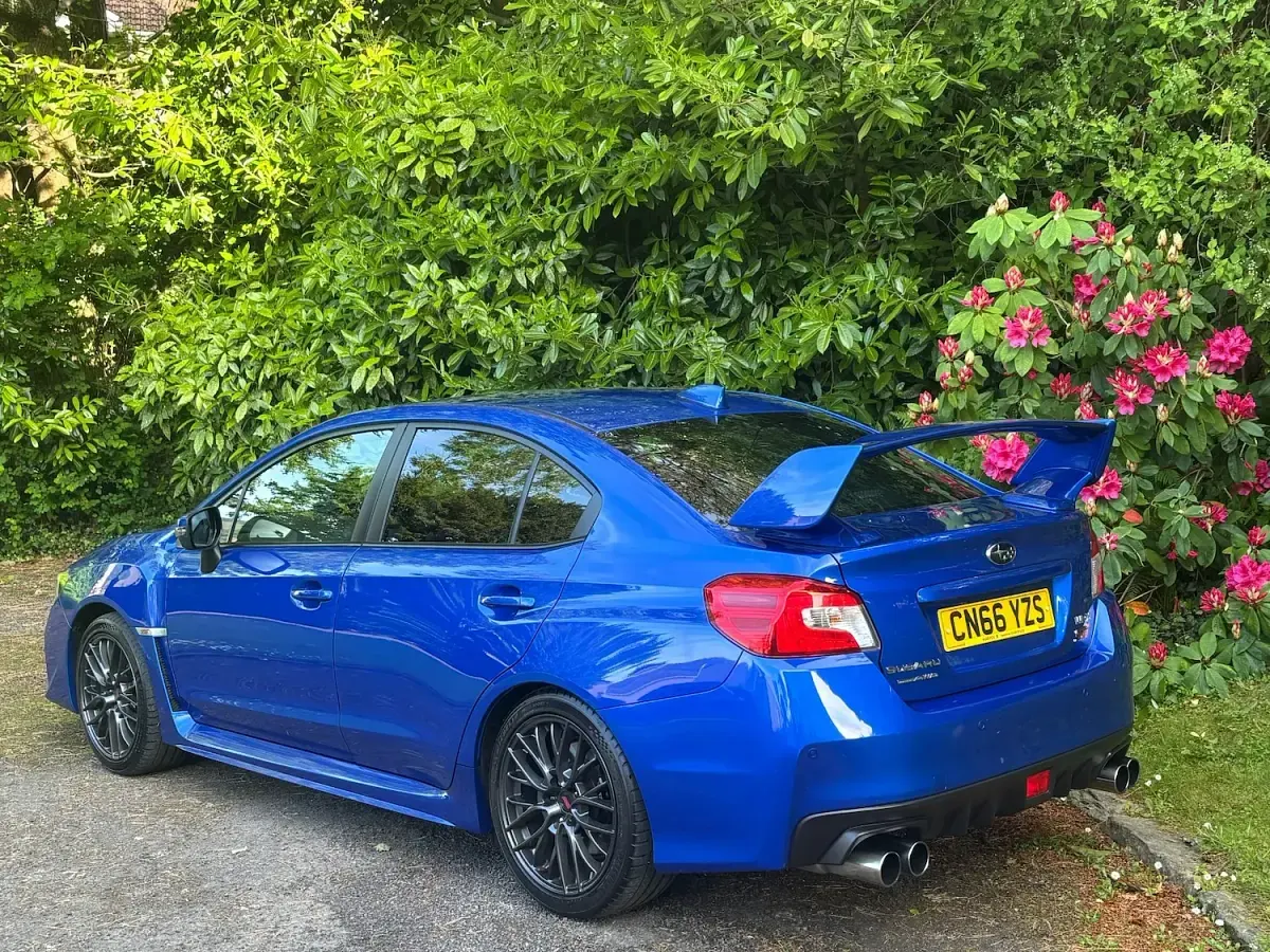 Used Subaru WRX STI 295 HP (216 kW) 2016 Blue Sedan