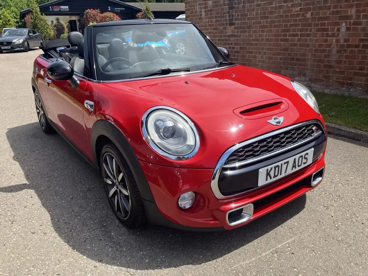 Used Mini Cooper S Cabriolet 2017 Red Cabriolet