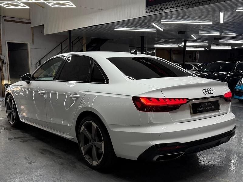 Used Audi A4 Black Edition 163 HP (119 kW) 2020 White Sedan