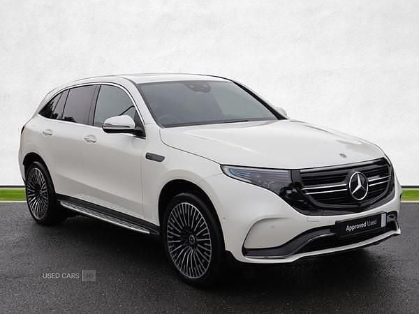 White Used 2021 Mercedes EQC400 AMG Line Premium SUV | £27,495 (Expensive) - Image 1/4