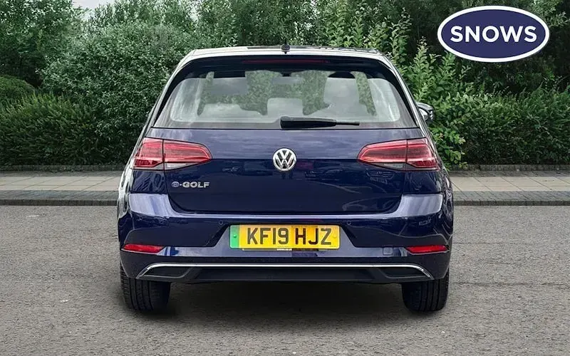 Used VW e-Golf 99 kW (135 HP) 2019 Blue Hatchback