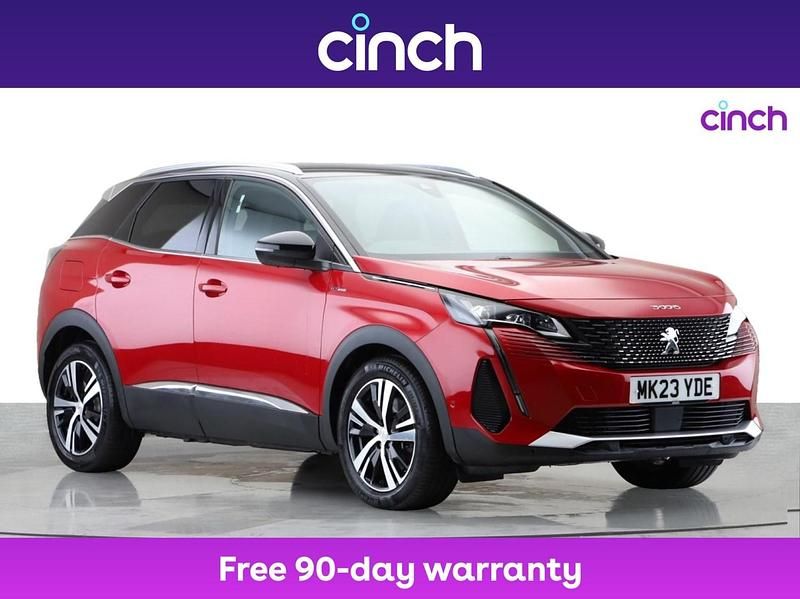 Red Used 2023 Peugeot 3008 GTi Hatchback | £19,399 (Fair price) - Image 1/3