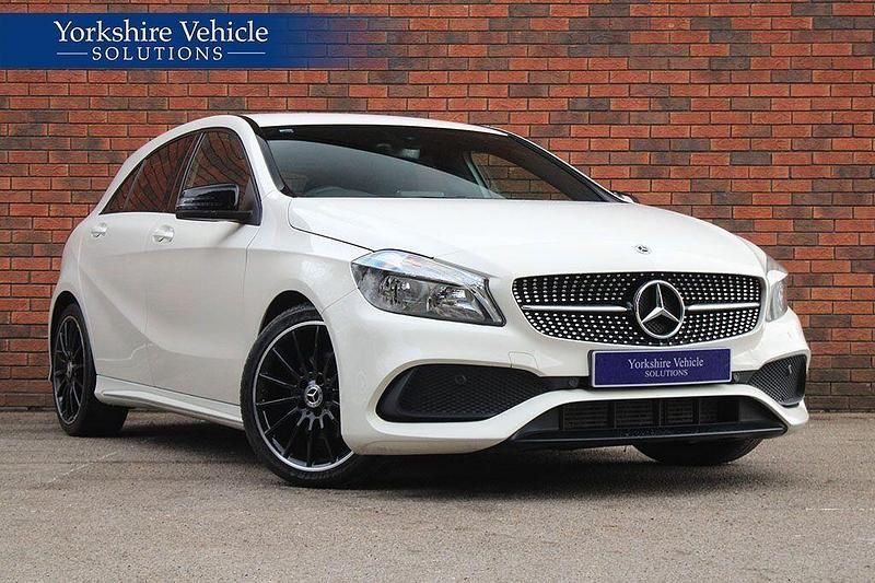 Used Mercedes A180 AMG line 2017 White Hatchback