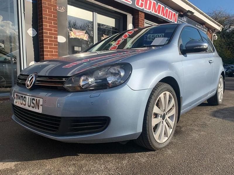 Used VW Golf VI SE 121 HP (88 kW) 2009 Blue Hatchback