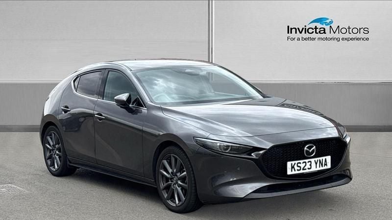 Grey Used 2023 Mazda 3 Exclusive-Line Hatchback | £20,000 (Expensive) - Image 1/4