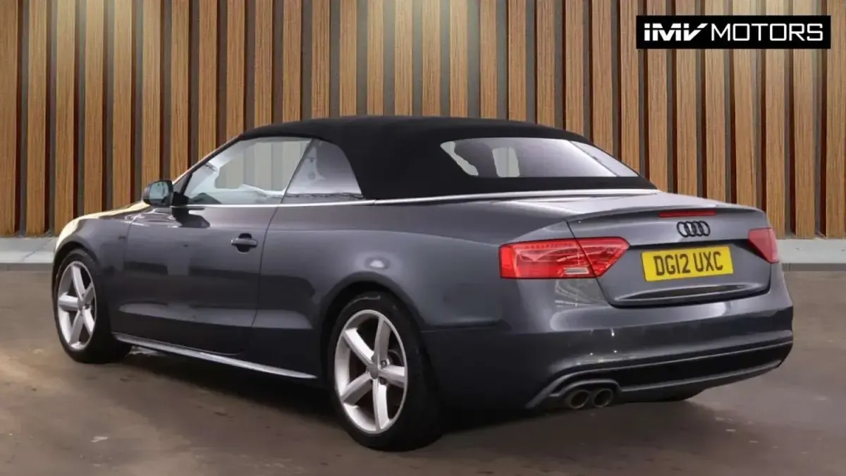 Used Audi A5 Cabriolet S-Line 177 HP (130 kW) 2012 Grey Cabriolet