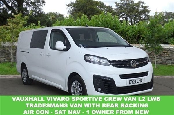 White Used 2021 Vauxhall Vivaro Sportive Van | £17,148 - Image 1/1