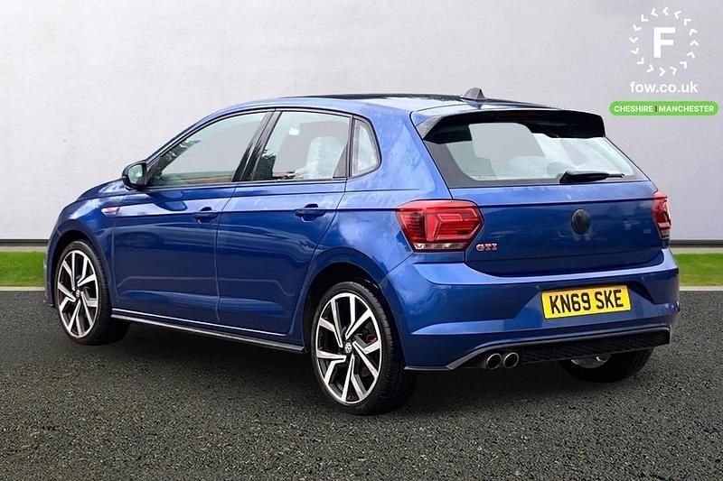 Used VW Polo GTI 200 HP (147 kW) 2019 Blue Hatchback