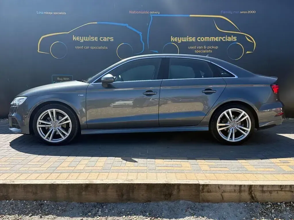 Used Audi A3 S-Line 150 HP (110 kW) 2017 Grey Sedan