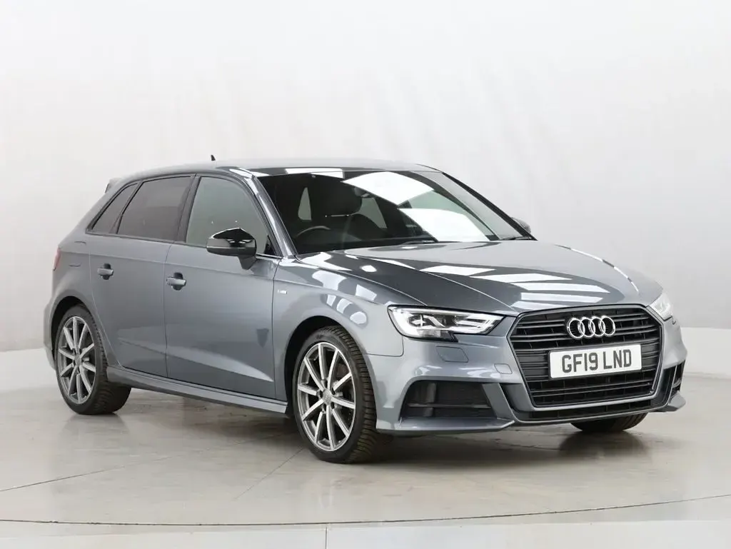 Used Audi A3 Black Edition 150 HP (110 kW) 2019 Grey Sedan