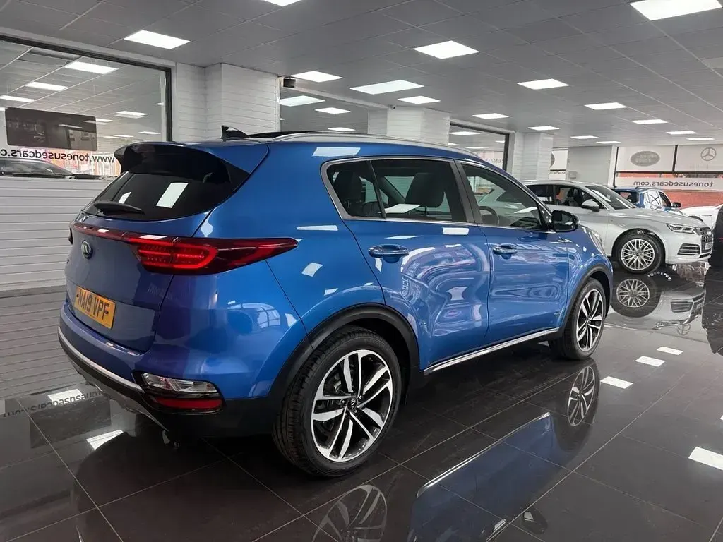 Used Kia Sportage 134 HP (98 kW) 2019 Blue SUV