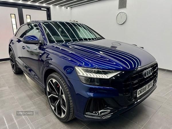 Used Audi Q8 S-Line 286 HP (210 kW) 2019 Blue SUV