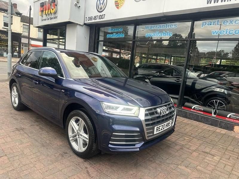 Used Audi Q5 S-Line 299 HP (219 kW) 2020 Blue SUV