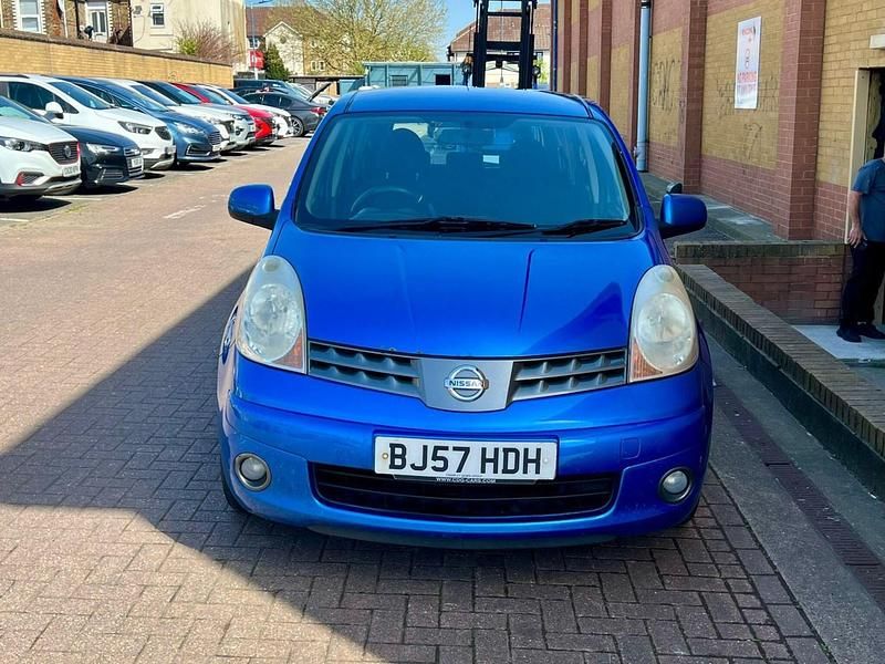 Used Nissan Note Acenta 87 HP (63 kW) 2007 Blue Hatchback