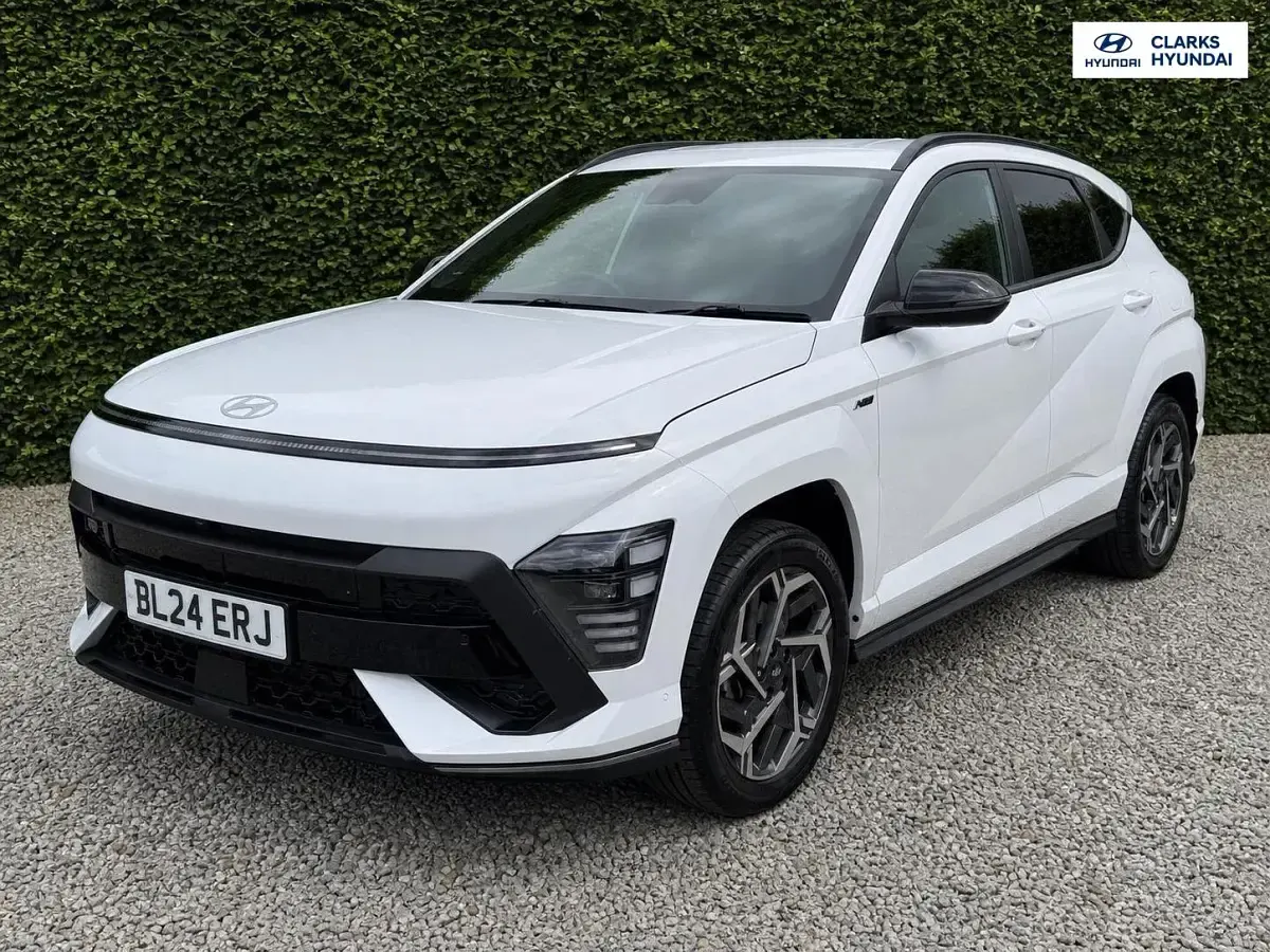 Used Hyundai Kona N Line 141 HP (103 kW) 2024 White SUV
