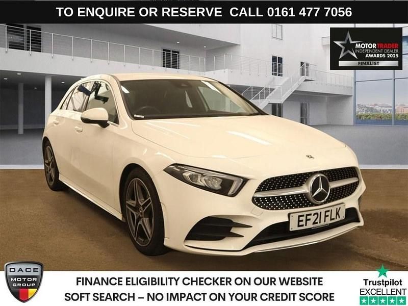 White Used 2021 Mercedes A180 AMG line Hatchback | £18,890 (Fair price) - Image 1/3