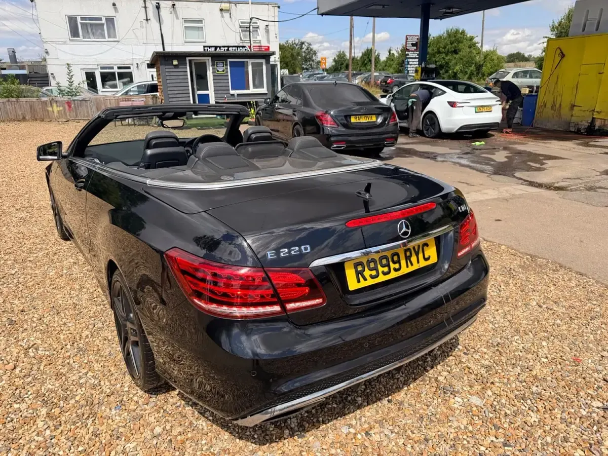 Used Mercedes E220 AMG 2014 Black Cabriolet