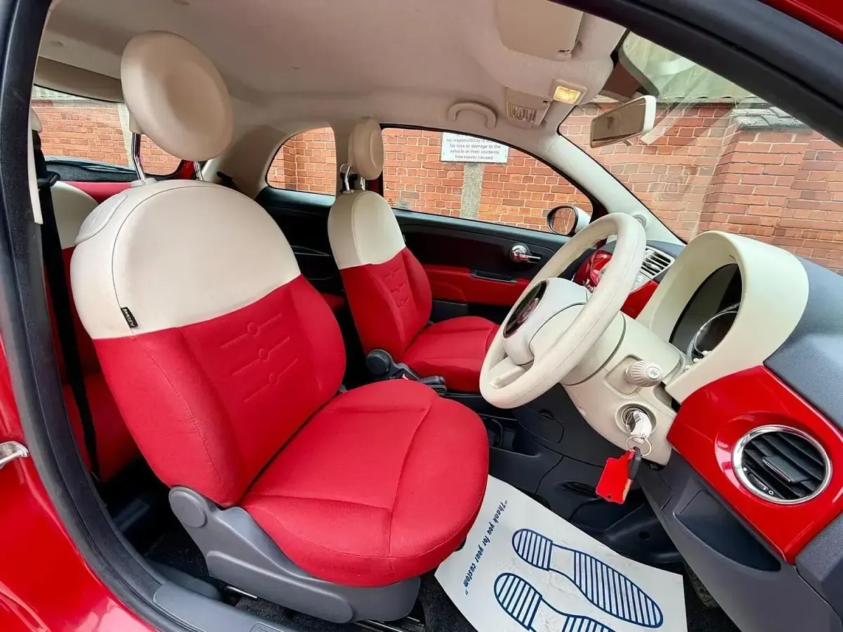 Used Fiat 500 69 HP (50 kW) 2013 Red Hatchback