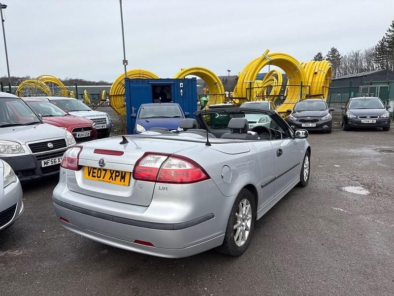 Used Saab 9-3 Cabriolet Linear 2007 Silver Cabriolet